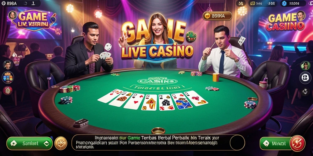 Pengalaman bermain Live Casino yang mendebarkan di 898A.