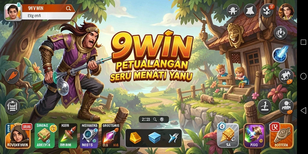 Tampilan menakjubkan dari gameplay 9WIN dalam petualangan seru.