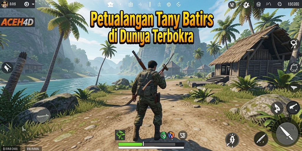 Screenshot gameplay ACEH4D yang menampilkan eksplorasi dunia terbuka.
