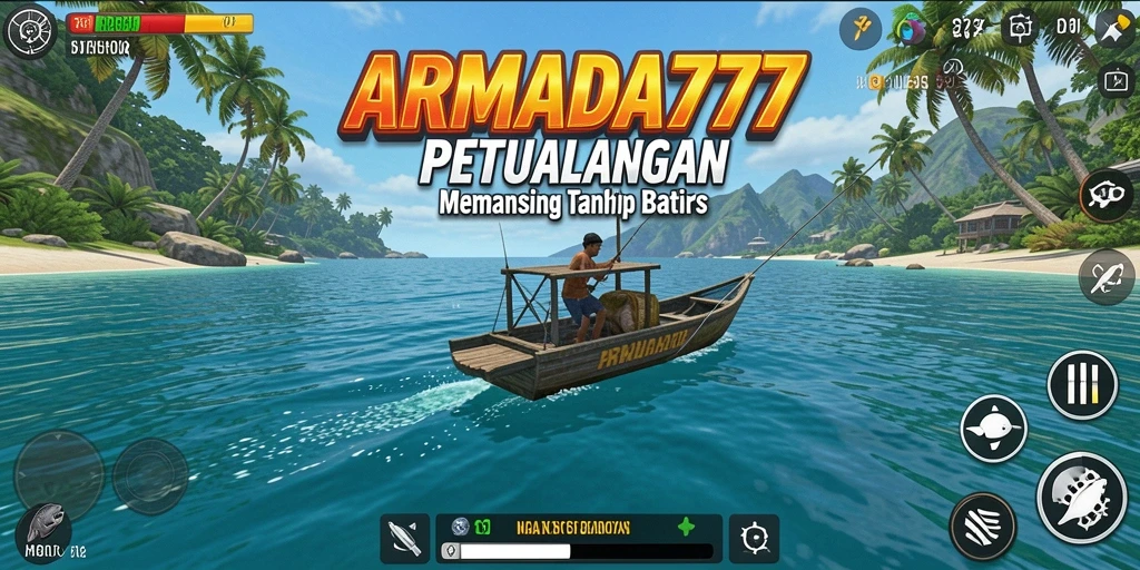 Tampilan gameplay ARMADA777 yang menakjubkan dan penuh aksi memancing.