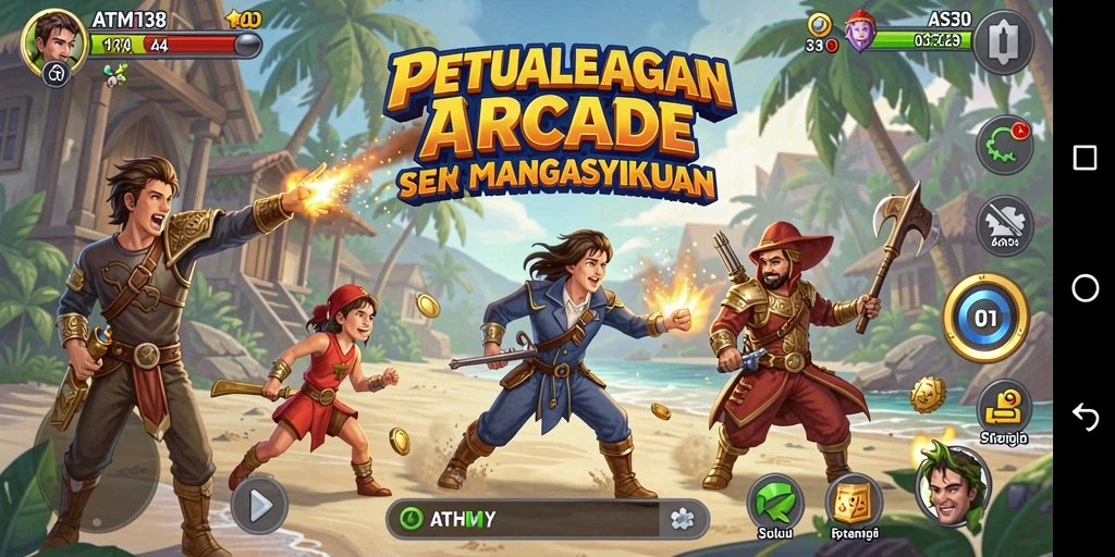 Screenshot ATM138 menunjukkan aksi gameplay yang intens dan menarik.