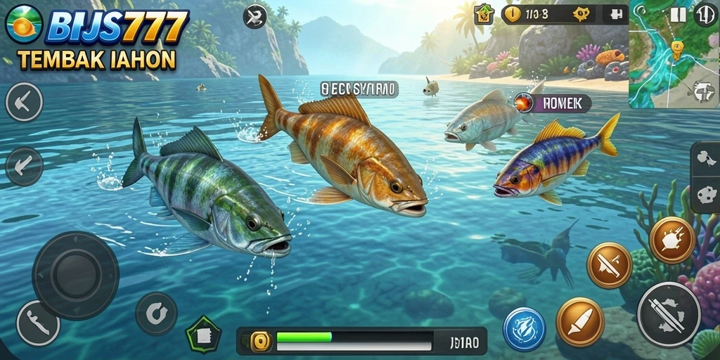 Gameplay menyenangkan Tembak Ikan di aplikasi BPJS777.