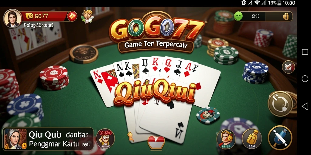 Tampilan gameplay QiuQiu yang mendebarkan di GOGO77.