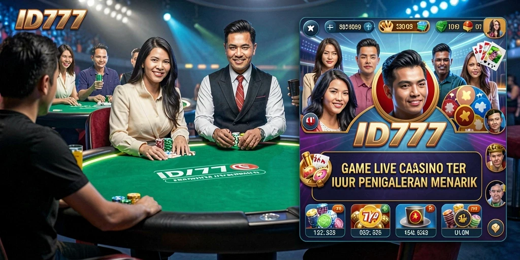 Tampilan gameplay Live Casino yang mengasyikkan dan interaktif.