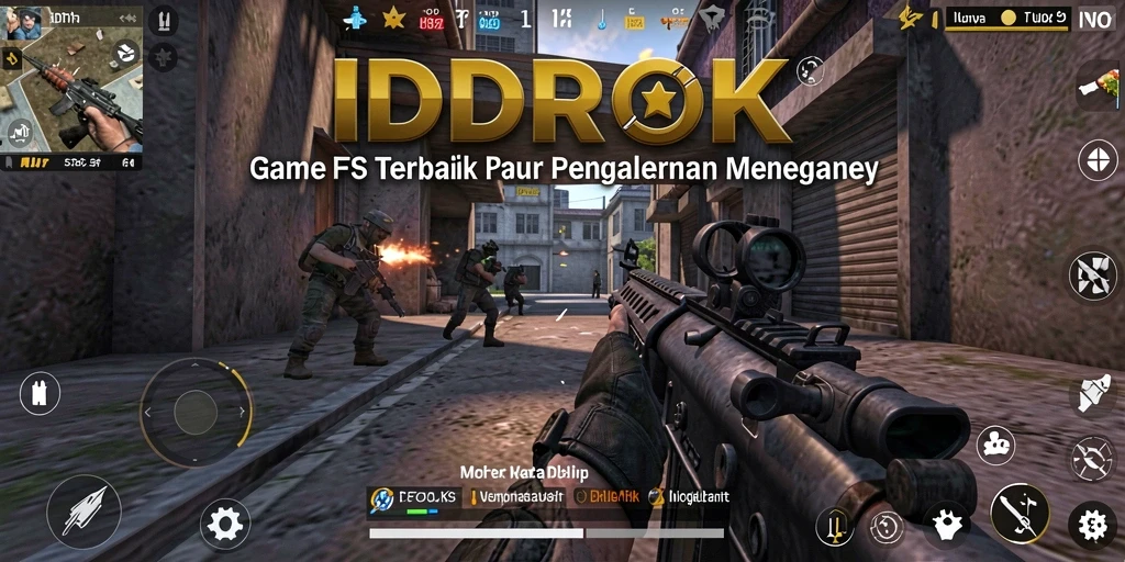 Tangkapan layar menampilkan aksi intens dari gameplay <strong>IDROK</strong> yang mengasyikkan.