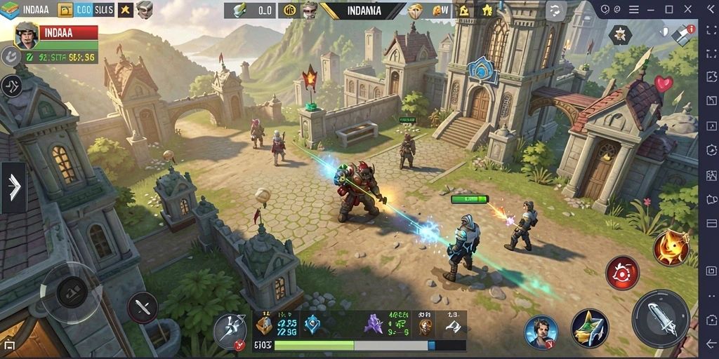 Gameplay seru dan strategi mendalam dalam INDAAA.
