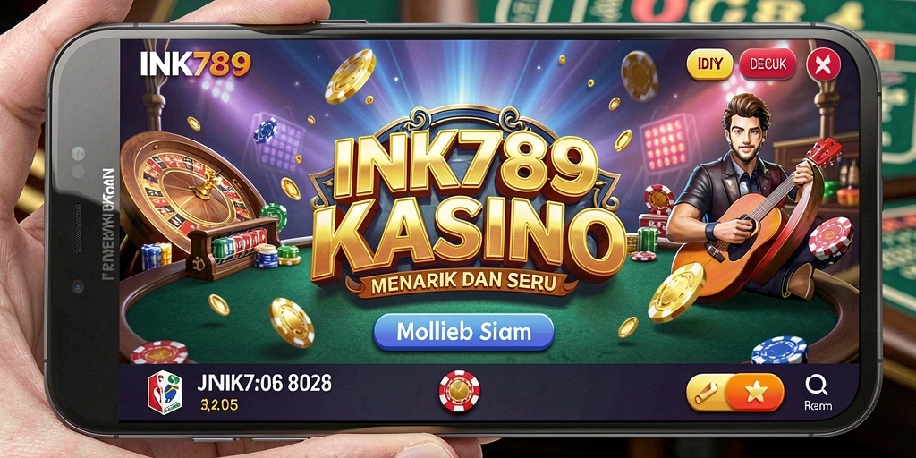 Tampilan aksi seru dalam permainan Kasino INK789.