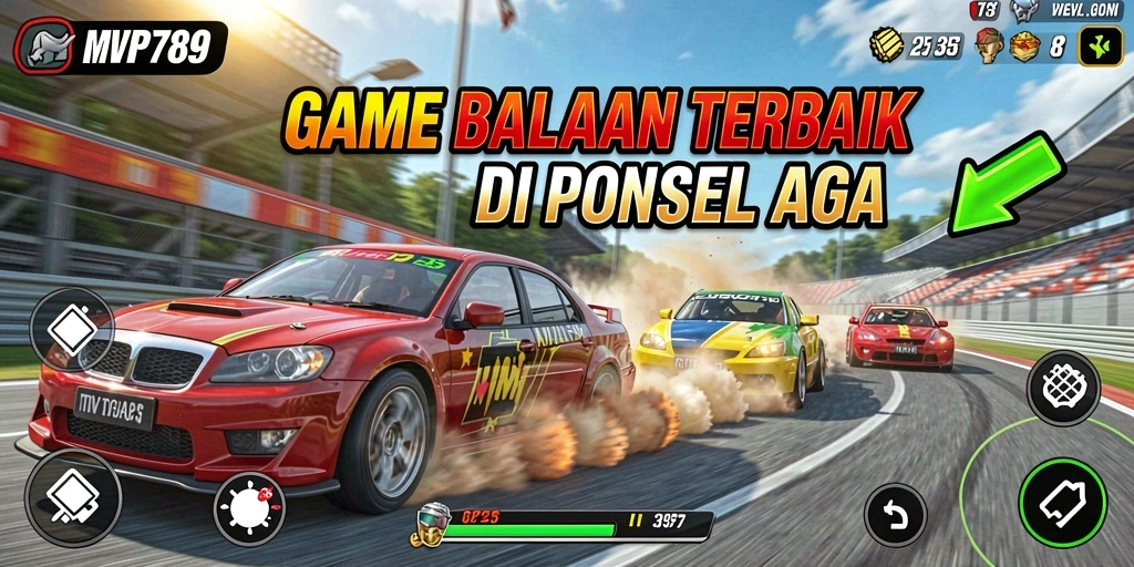 Gameplay Racing yang seru dan mendebarkan di MVP789.