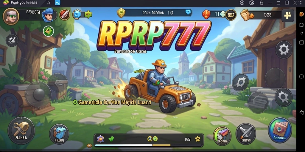 Tampilan gameplay menarik dari RPRP777 yang memikat.