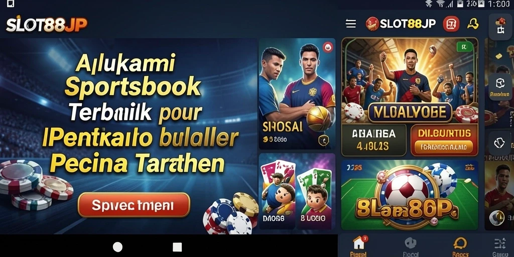 Tampilan menarik dari gameplay taruhan olahraga di SLOT88JP.